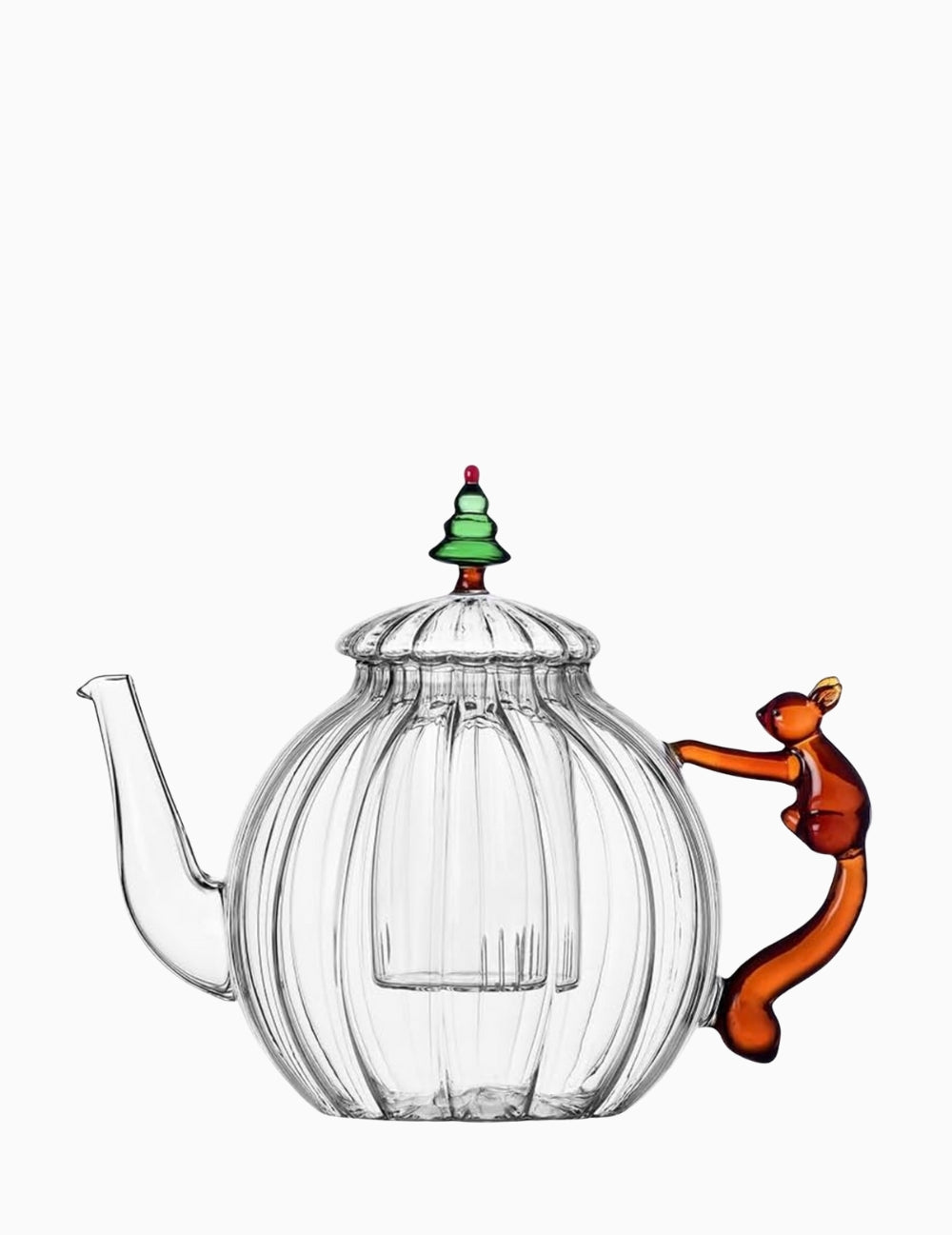 Teekanne aus Glas WOODLAND TALES Squirrel & Wish Tree