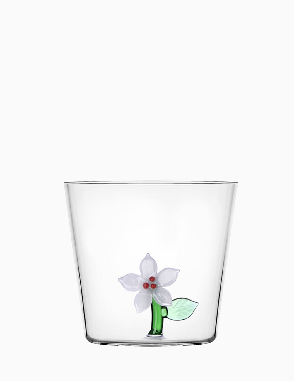 Tumbler CHRISTMAS FLOWERS White Star