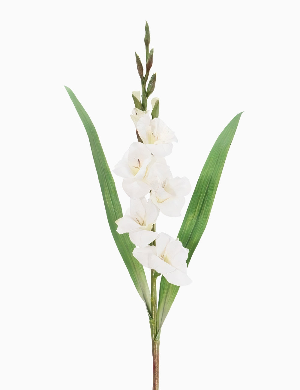 Kunstblume Gladiole Weiß