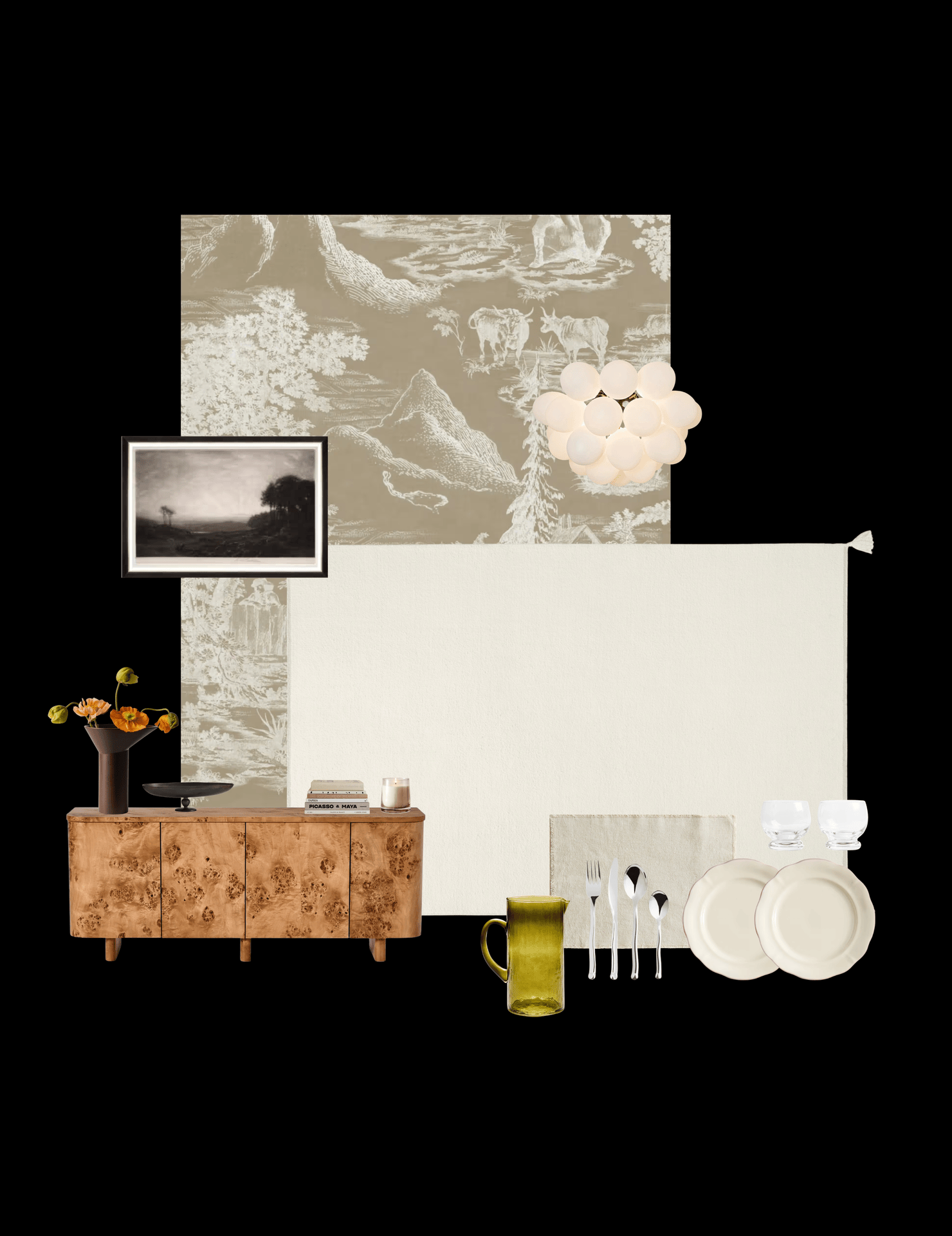 Persönliches Moodboard Inneneinrichtung
