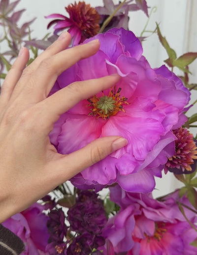 Kunstblumen-Strauß Violet Symphony